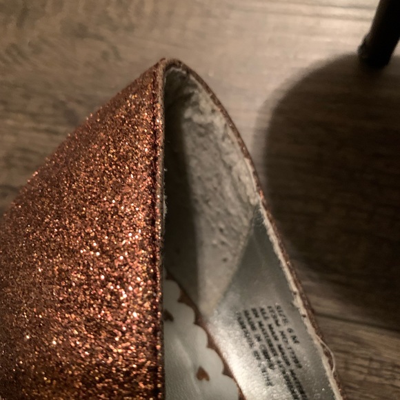 Nevada Bronze Sparkly Stilettos - Picture 8 of 14